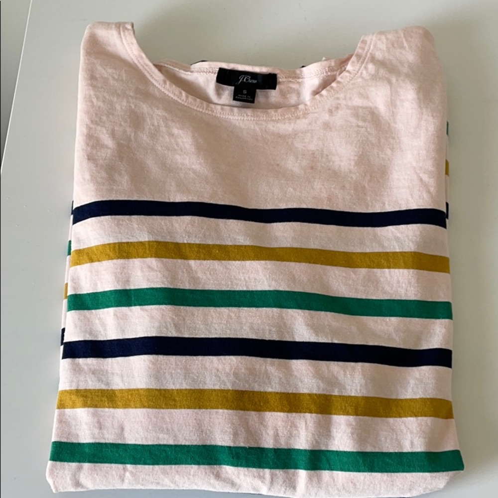 J.Crew striped tunic shirt. Worn once.